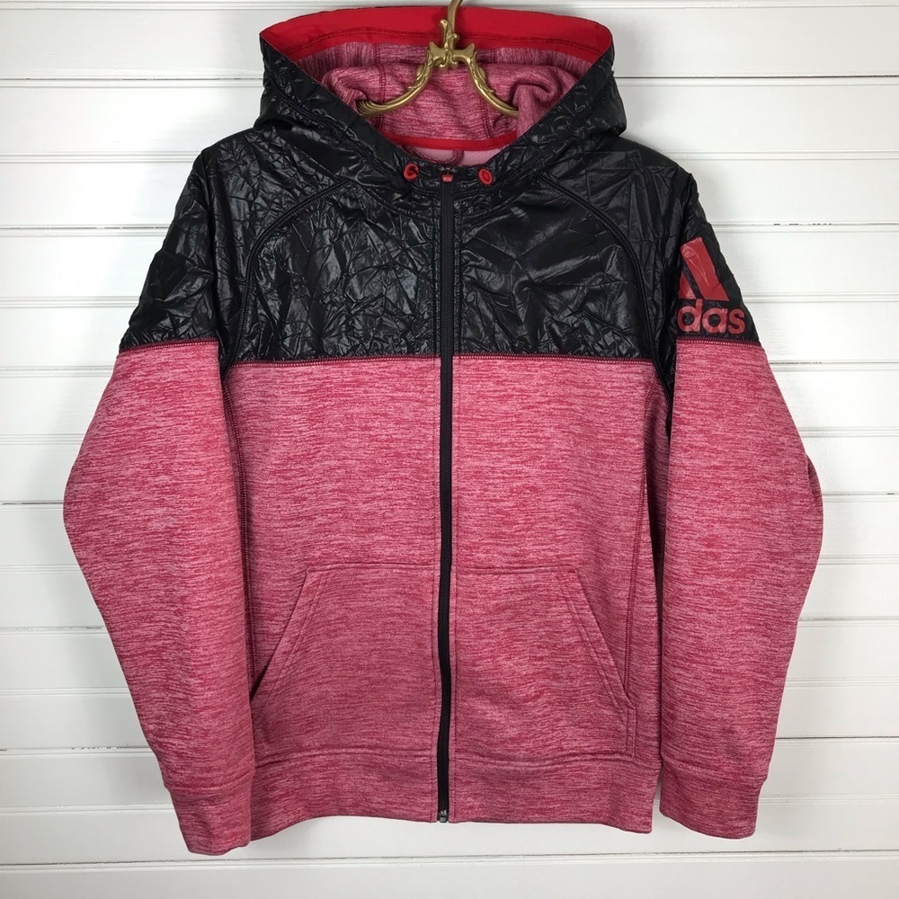 Adidas Climawarm Full Zipper Front Hoodie Sweatshirt Jacket Size S
